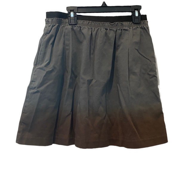 Odille Anthropologie Brand Gray and Brown Gradient Skirt with Pockets Size 6 - Picture 3 of 9